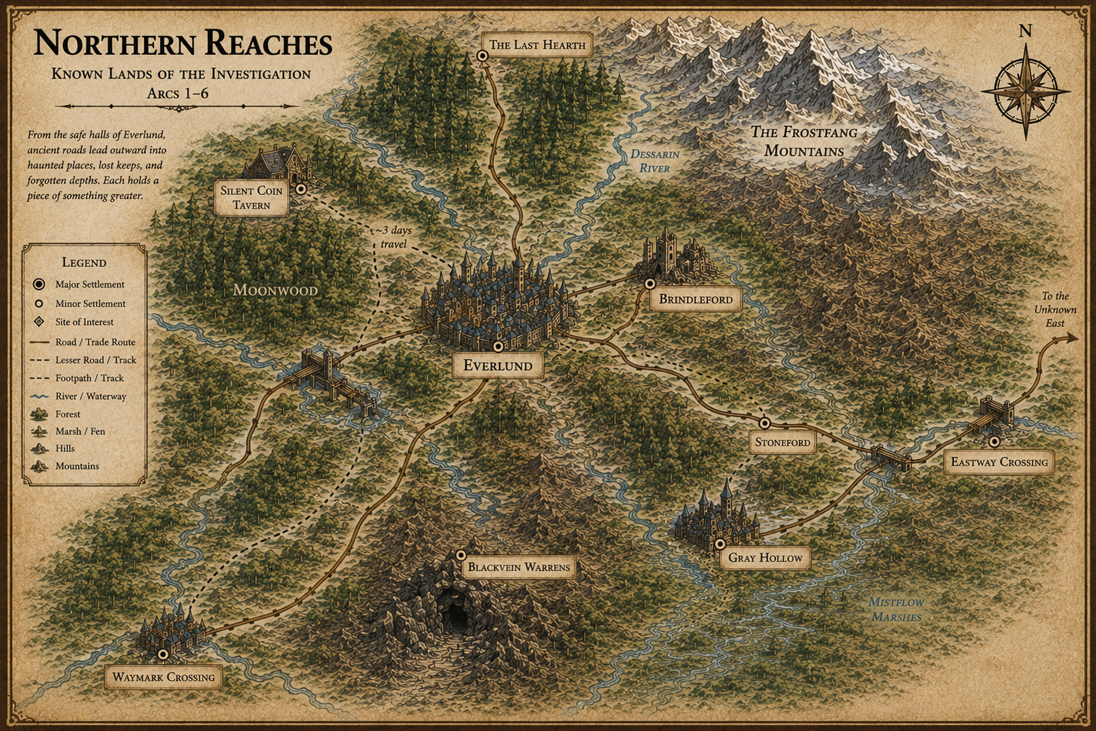 Act 1 Northern Reaches map icon